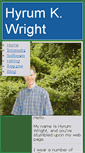 Mobile Screenshot of hyrumwright.org