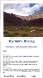 Mobile Screenshot of hiking.hyrumwright.org